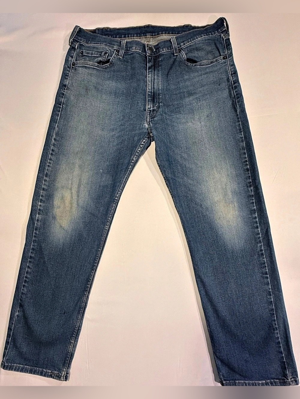 Levi’s Men’s W40 L32 Blue Straight Fit Jeans Denim Pants